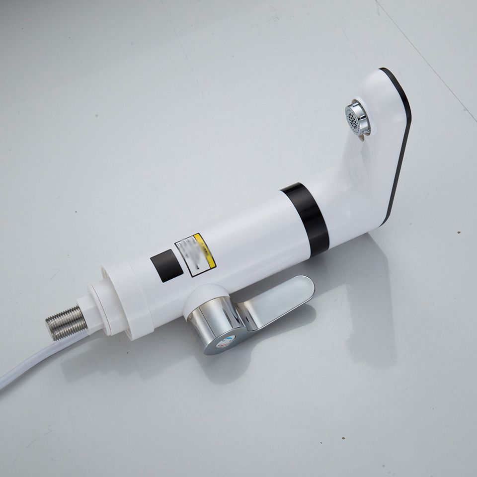 White Deck Mount Instant Hot Water Dispenser For Kitchen And Bathrooms