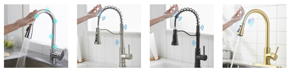 Touch-free controls Faucets